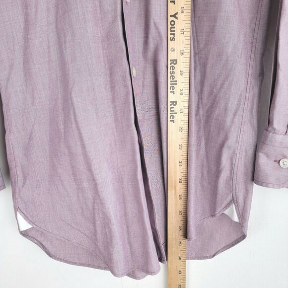 J Crew 120s 2 Ply Mens Size Small Ludlow Dress Shirt Spread Collar Career Work - Picture 2 of 10